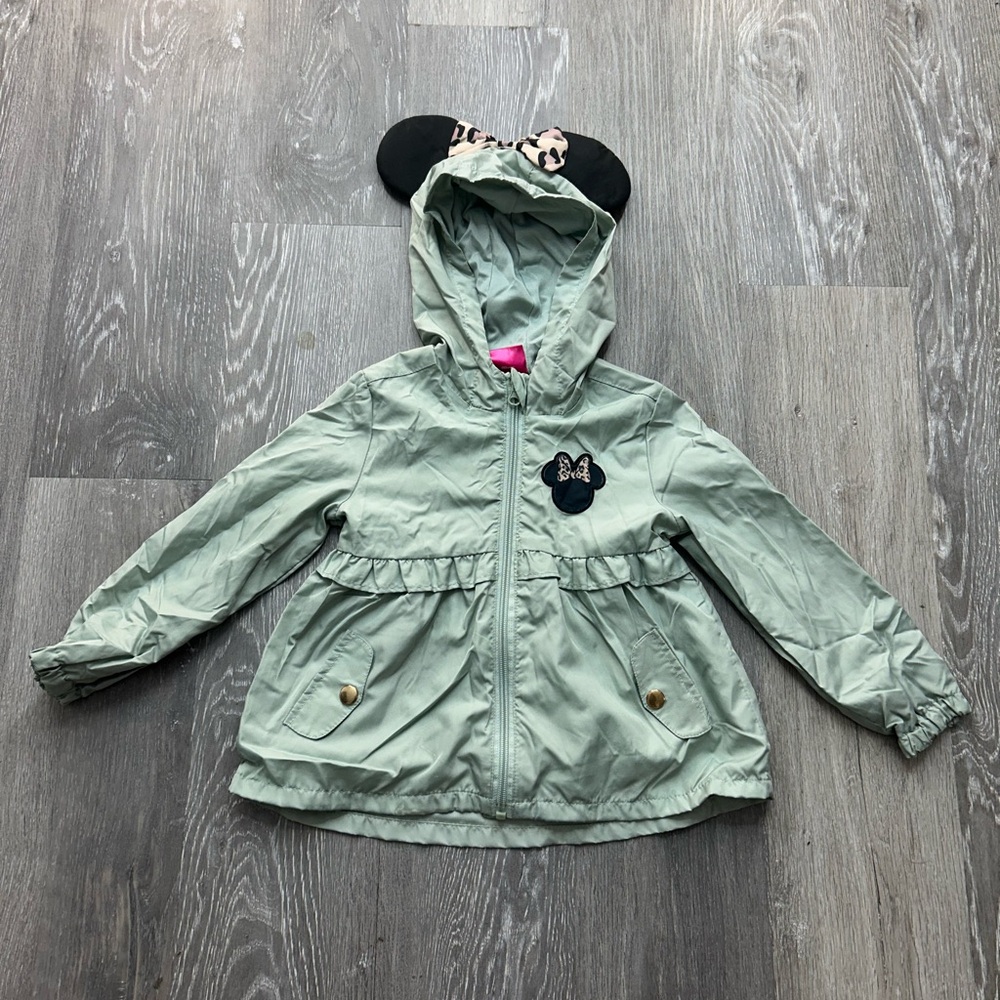 Minnie Mouse girls wind breaker size 4t